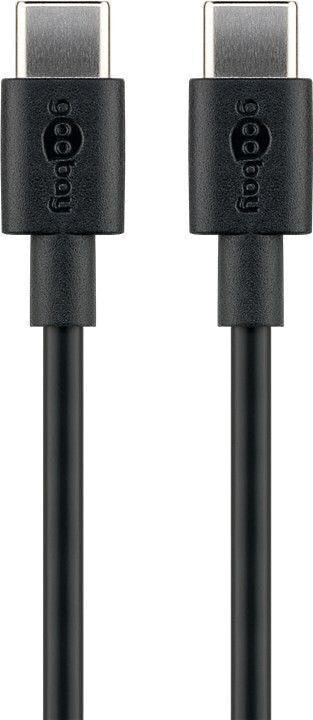 Wentronic 66318 USB кабель 1 m 2.0 USB C Черный