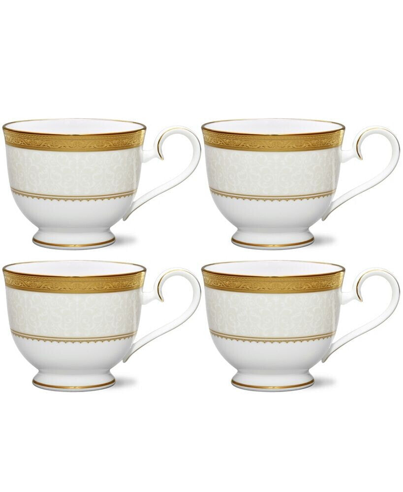 Noritake odessa Gold Set of 4 Cups, Service For 4