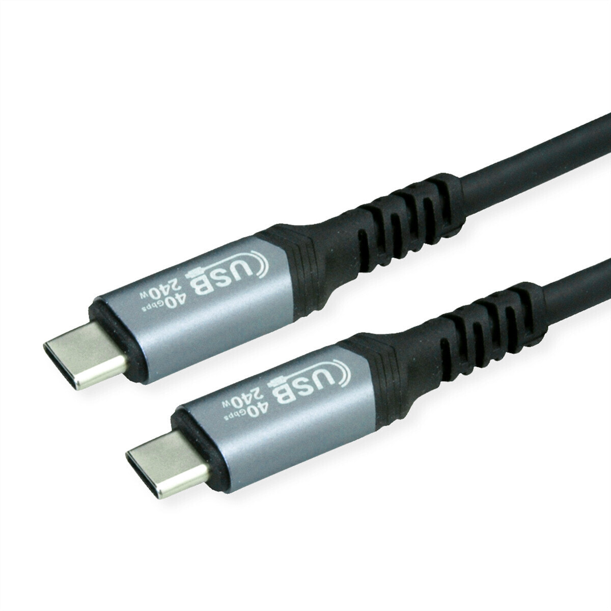 VALUE USB4 Gen3x2 40Git/s Kabel C-C ST/ST 240W 1m - Cable - Digital