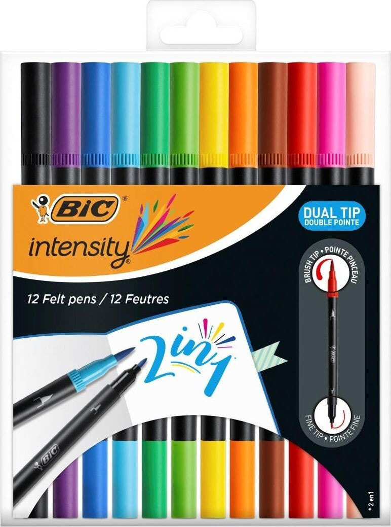 Bic Markers Intensity Dual Tip double-sided 12pcs.