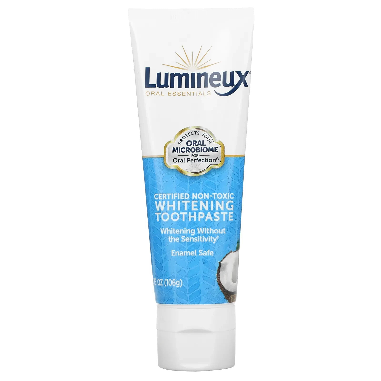 Lumineux Oral Essentials, Certified Non-Toxic Whitening Toothpaste, 3.75 oz (106 g)