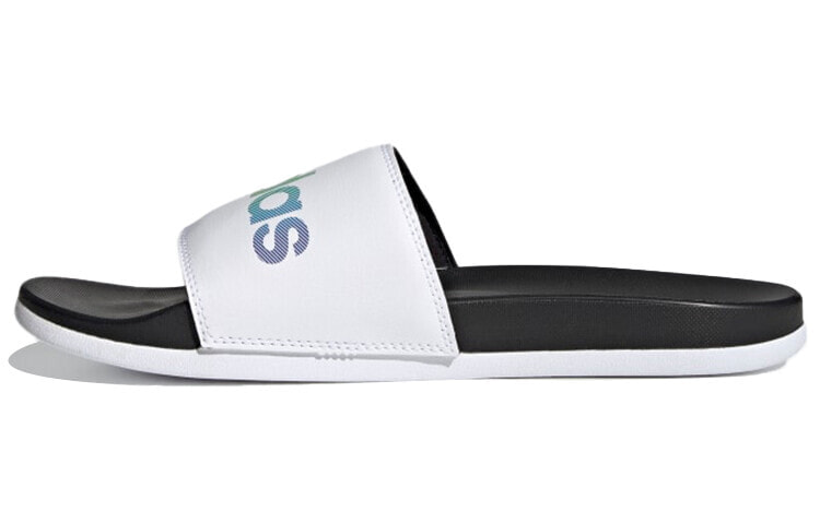 adidas Adilette Comfort Sandals 白黑 拖鞋 / Сандалии Adidas Adilette Comfort Sandals