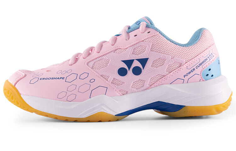 YONEX Power Cushion Badminton Shoes Women's Low-Top Pink/Blue