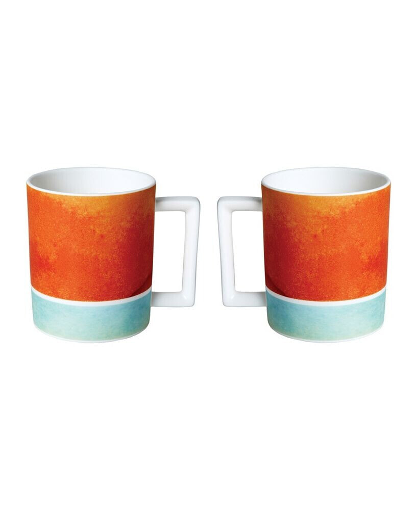 Twig New York reve Orange Mugs - Set of 2
