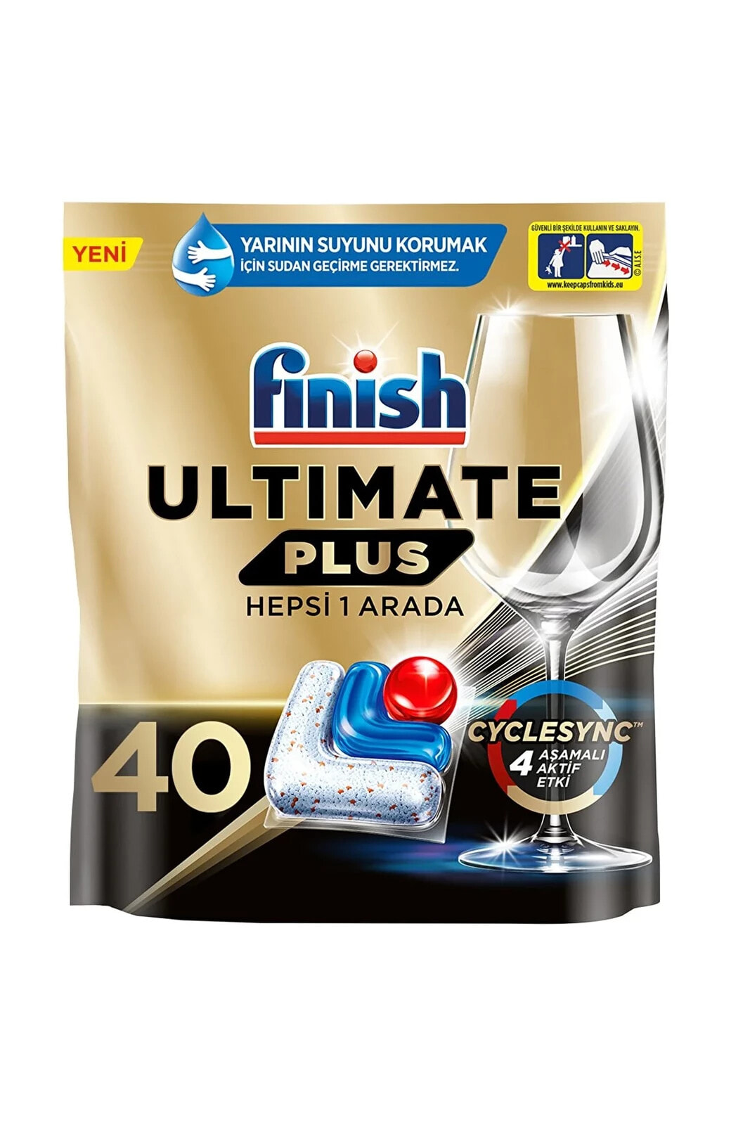 Ultimate Plus Bulaşık Yıkama Tableti 40 Lı