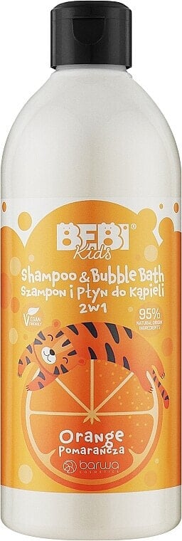 Babyshampoo und Schaumbad - Barwa Bebi Kids Shampoo & Bubble Bath Orange