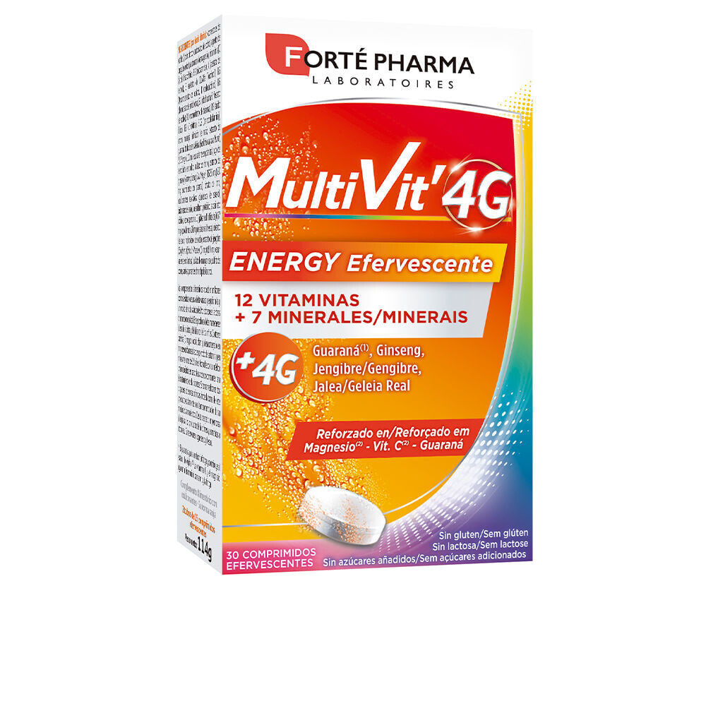 MULTIVIT 4G energy efervescente 30 comprimidos