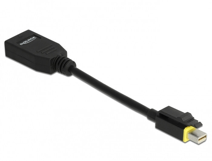 DeLOCK 65978 видео кабель адаптер 0,15 m Mini DisplayPort DisplayPort Черный