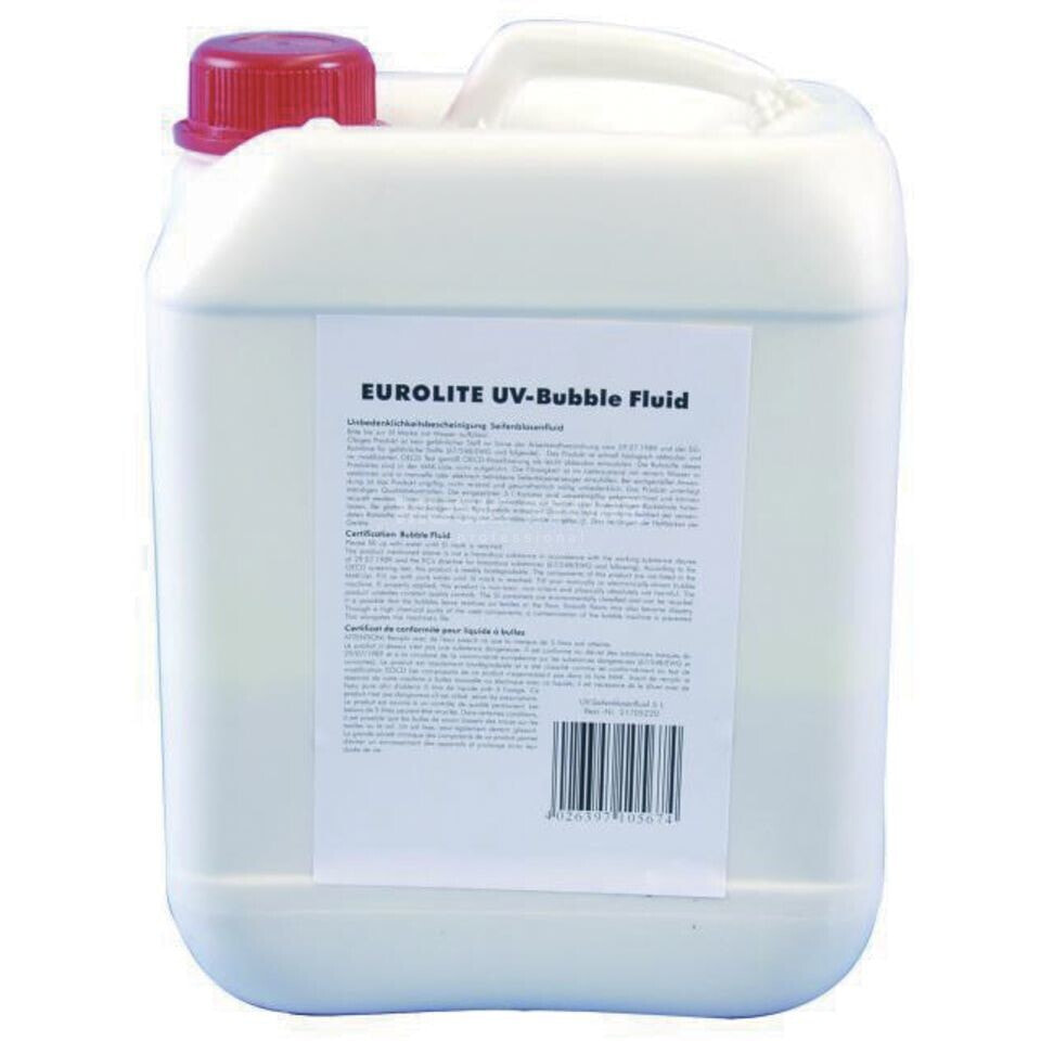 Eurolite UV-Seifenblasenfluid 5l, gelb 1l=4,58 EUR