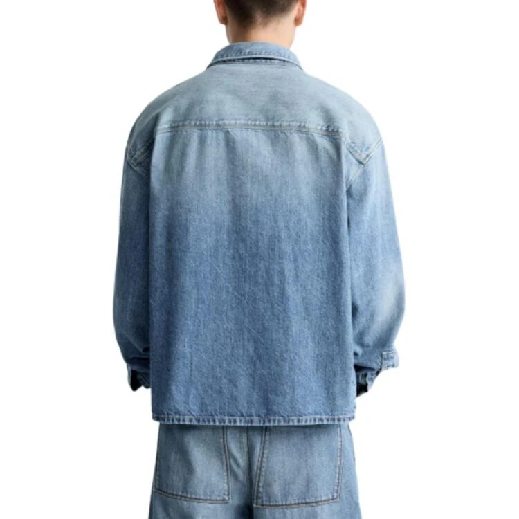 ZARA Denim Jacket Men's Light Blue