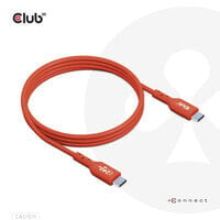 CLUB3D CAC-1515 USB кабель 4 m USB 2.0 USB C Оранжевый, Красный