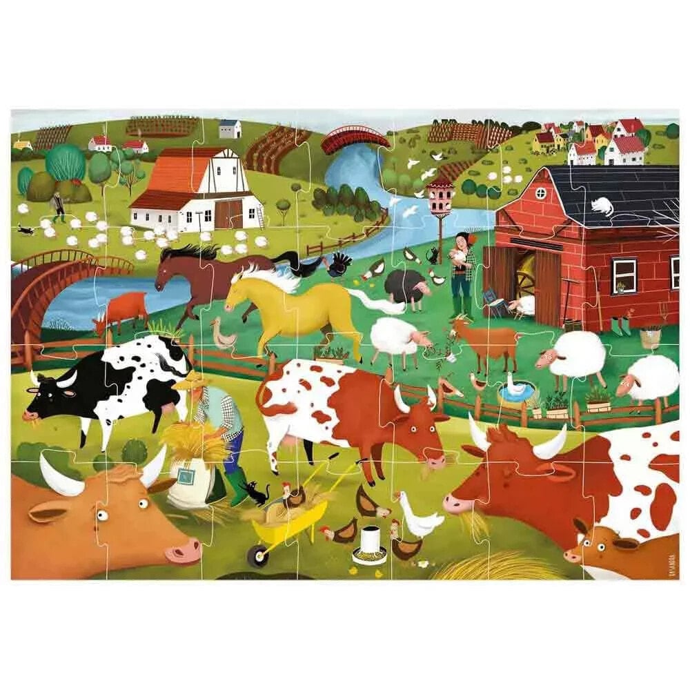 EDUCA 28 Pieces The Max Farm Puzzle