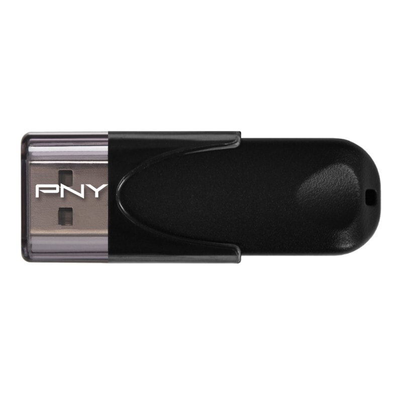 PNY Attaché 4 2.0 64GB USB флеш накопитель USB тип-A Черный FD64GATT4-EF