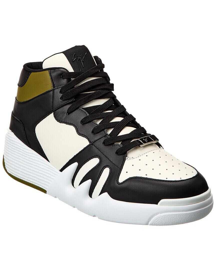 Giuseppe Zanotti Talon Leather Sneaker Men's Black 43