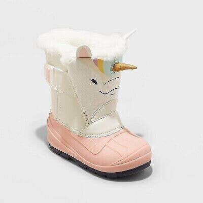 Toddler Girls' Frankie Winter Boots - Cat & Jack Pink 12T