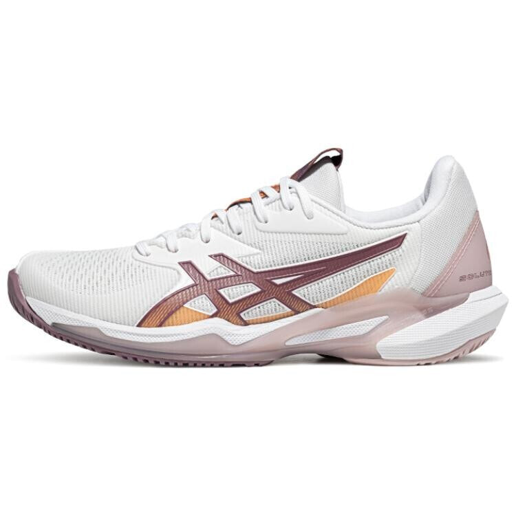 Asics Solution Speed FF 3 Tennis Shoes Women's Low-Top White/Gray Purple