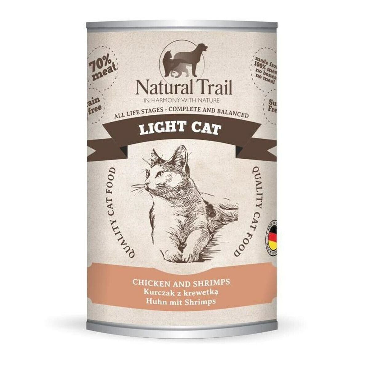 Cat food NATURAL TRAIL Light Cat Chicken Chicken 400 g