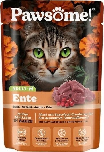 Pawsome Pawsome Adult Ente - kaczka saszetka 85g