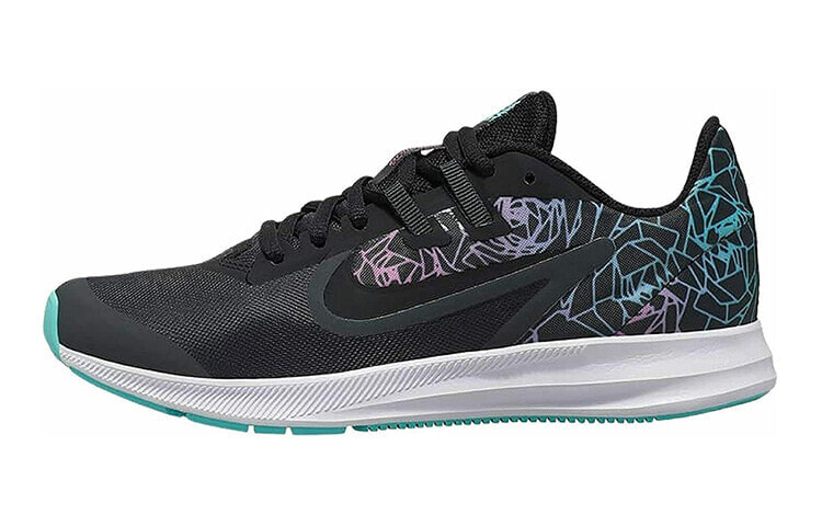 Nike Downshifter 9 低帮 跑步鞋 女款 黑白色 / Кроссовки Nike Downshifter 9 GS CI2686-001