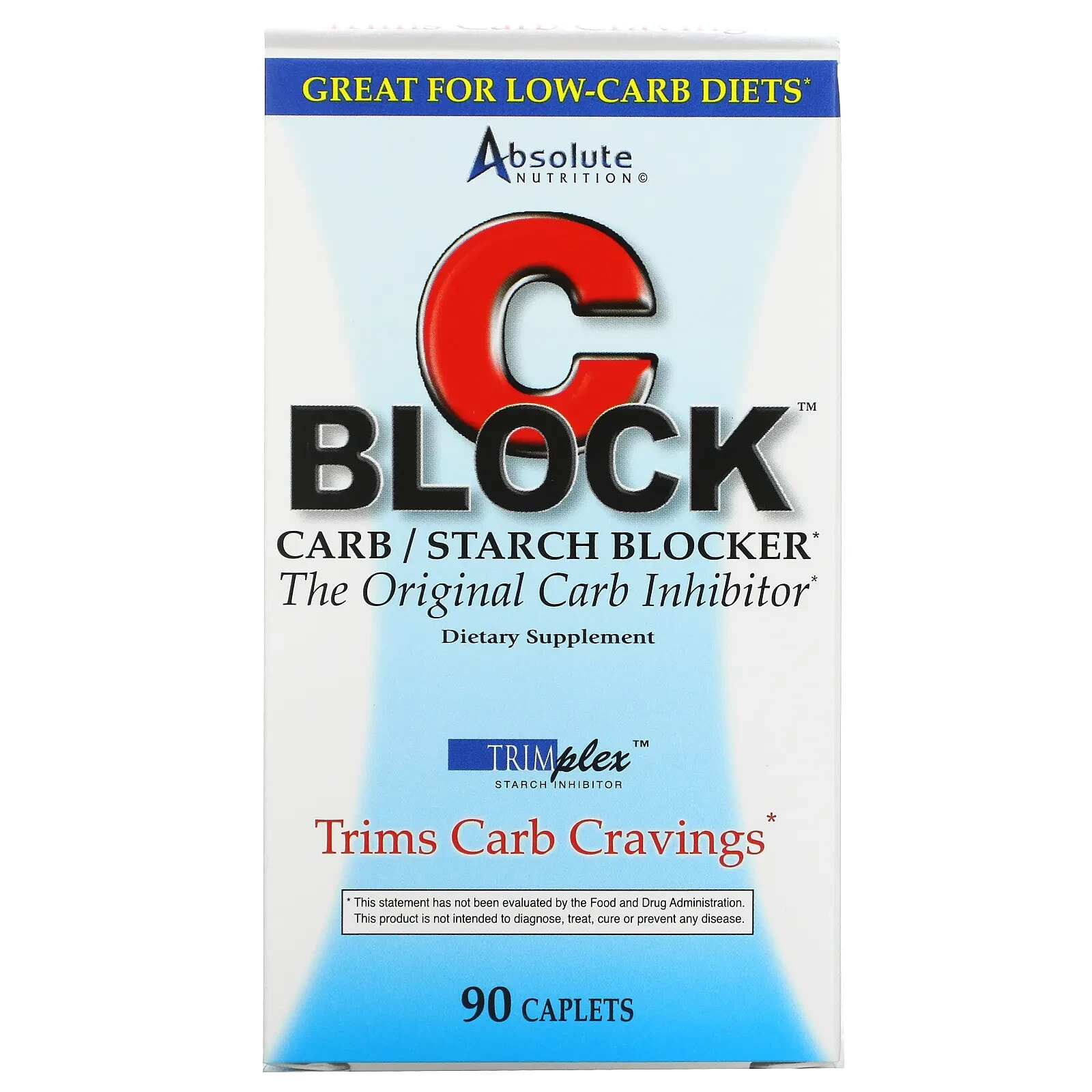 CBlock, Carb/Starch Blocker, 90 Caplets