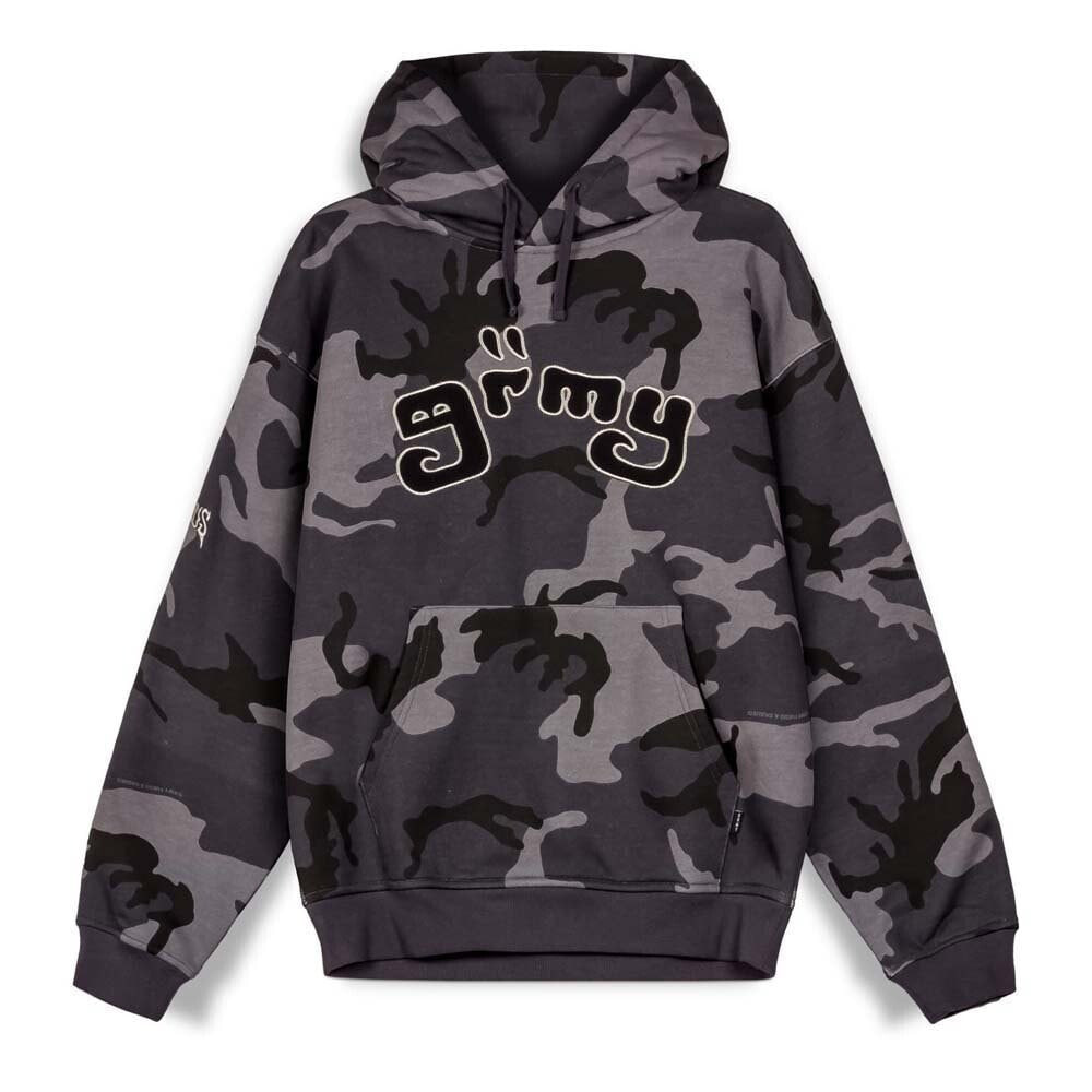 GRIMEY All Over Print Tusker Temple Vintage Hoodie