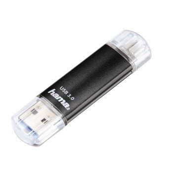 Hama 00124001 USB флеш накопитель 128 GB USB Type-A / Micro-USB 3.2 Gen 1 (3.1 Gen 1) Черный