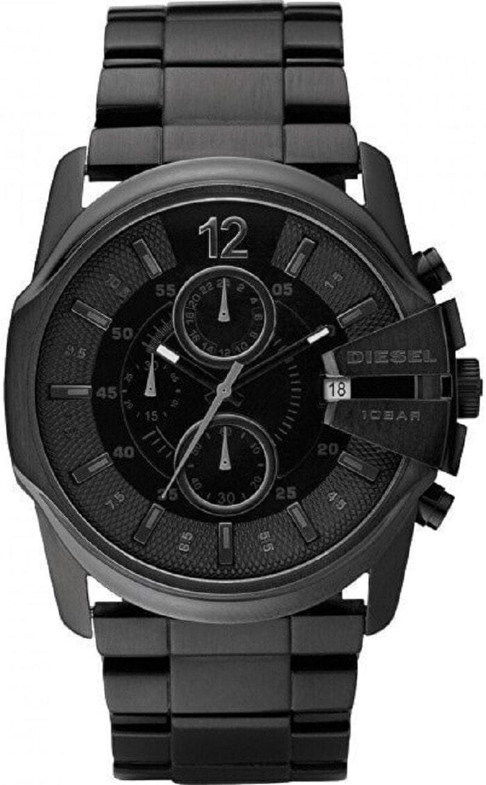 Мужские наручные часы черные с браслетом DZ4180 Diesel
