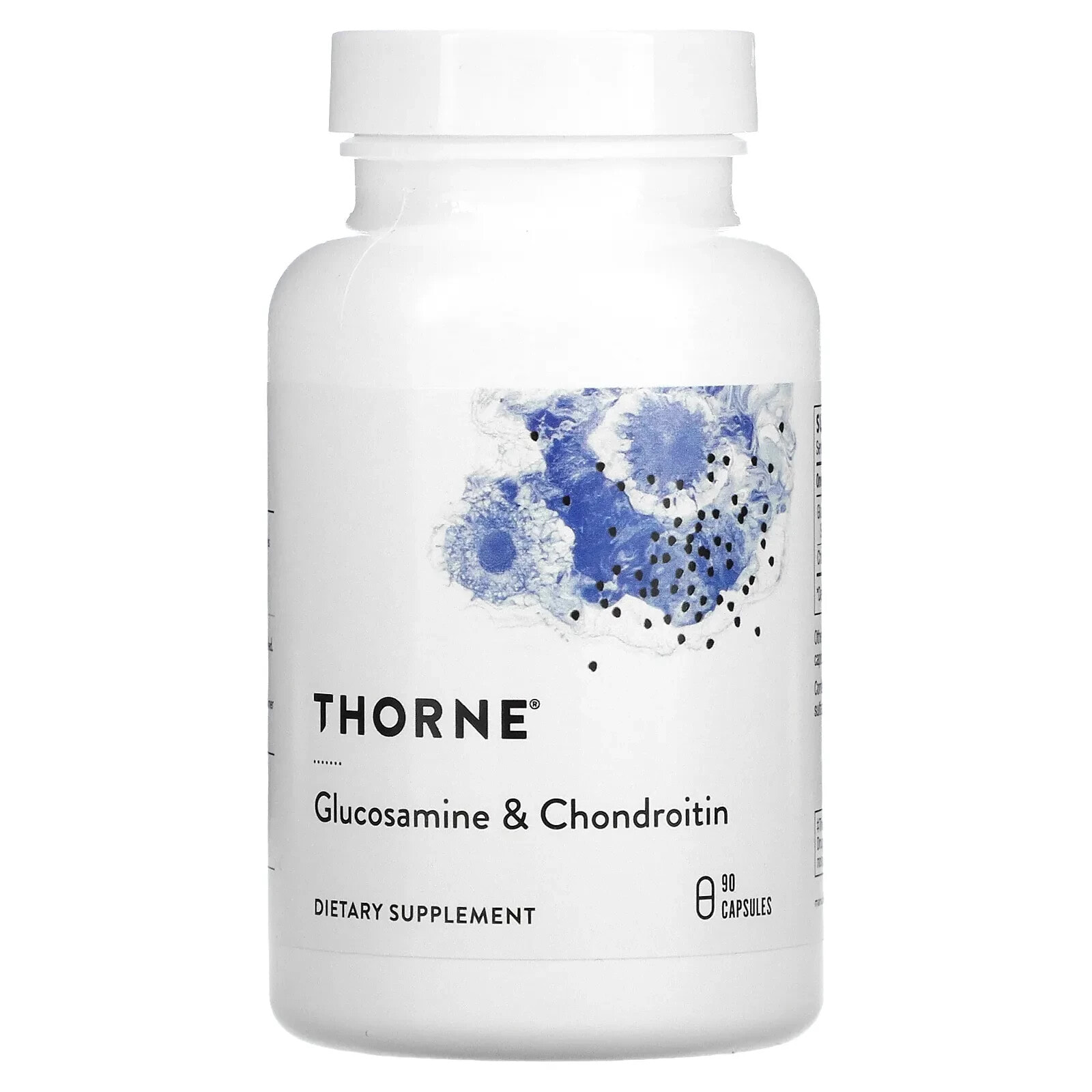 Thorne, Глюкозамин и хондроитин, 90 капсул