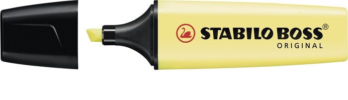 STABILO BOSS ORIGINAL маркер 1 шт Желтый Скошенный наконечник 70/144