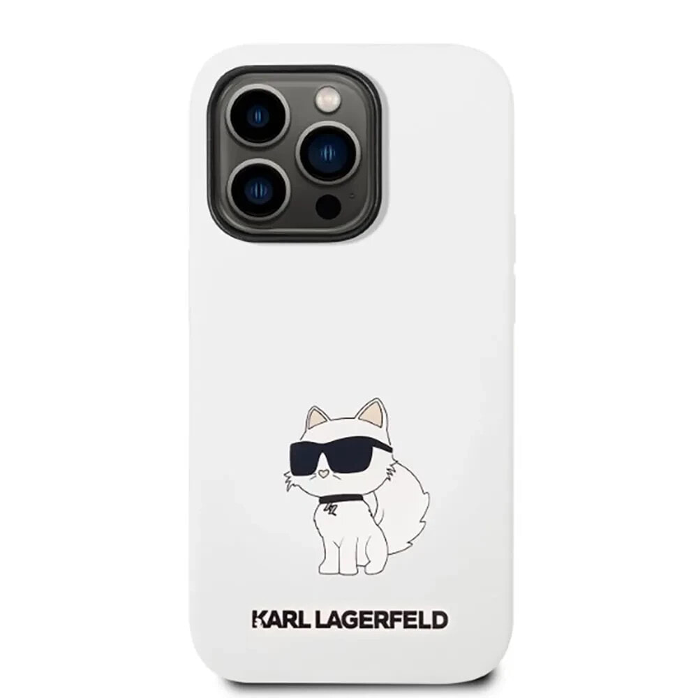 KARL LAGERFELD Klhcp14XSnchbch iPhone 14 Pro Max 6.7 Silicone Choupette phone case