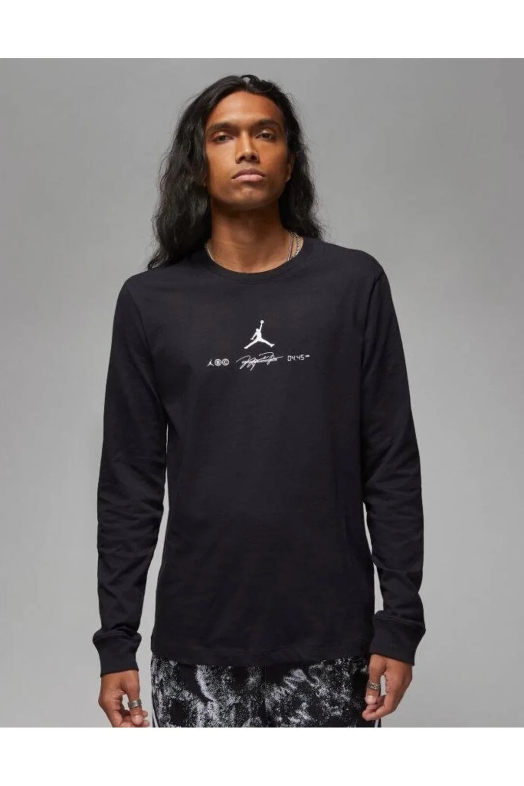 Air Jordan Graphic Dri-FIT Sırt Baskılı Long-Sleeve Uzun Kollu T-Shirt