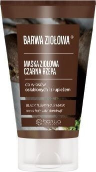 Barwa Herbal Black Turnip Nourishing Hair Mask Питательная маска с экстрактом черной репы для ослабленных волос, склонных к перхоти  120 мл