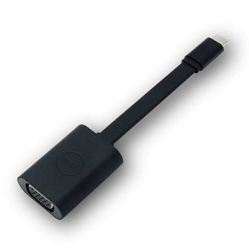 DELL DBQBNBC064 видео кабель адаптер USB Type-C VGA (D-Sub) Черный