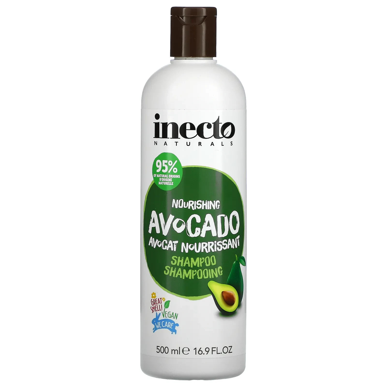 Inecto Nourishing Avocado Shampoo Питательный шампунь с экстрактом авокадо 500 мл
