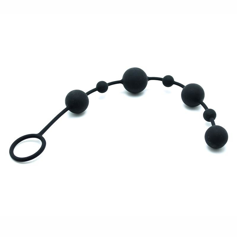 Плаг или анальная пробка Rimba Latex Play Anal Beads 34 cm
