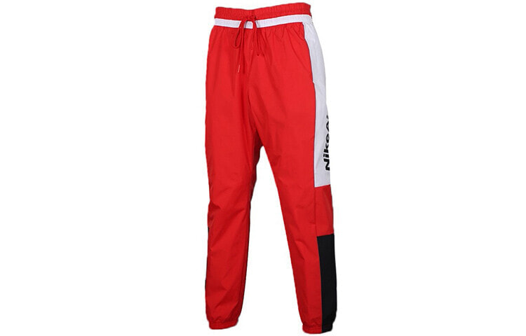 Nike AIR 收口撞色梭织长裤 男款 红色 / Трендовая одежда Nike AIR CK4396-657