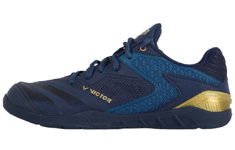 Victor Badminton Shoes Unisex Low-Top Medieval Blue/Gold