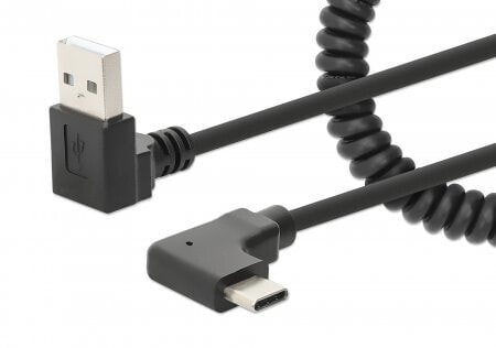 Manhattan 356220 USB кабель 1 m USB A USB C Черный