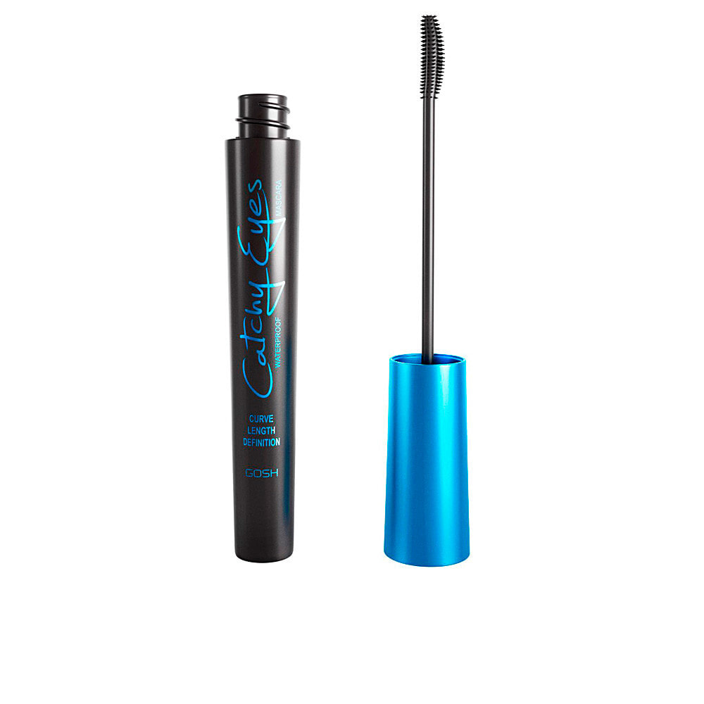 Gosh Catchy Eyes Mascara Waterproof No. 001-black Водостойкая подкручивающая объемная тушь для ресниц 10 мл