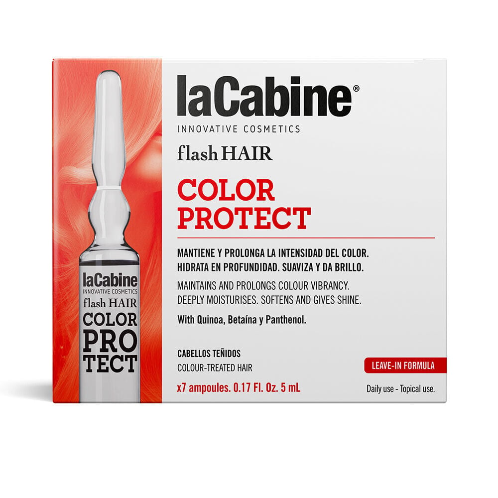 La Cabine Flash Hair Color Protect Ampules Ампулы для защиты цвета окрашенных волос 7 х 5 мл