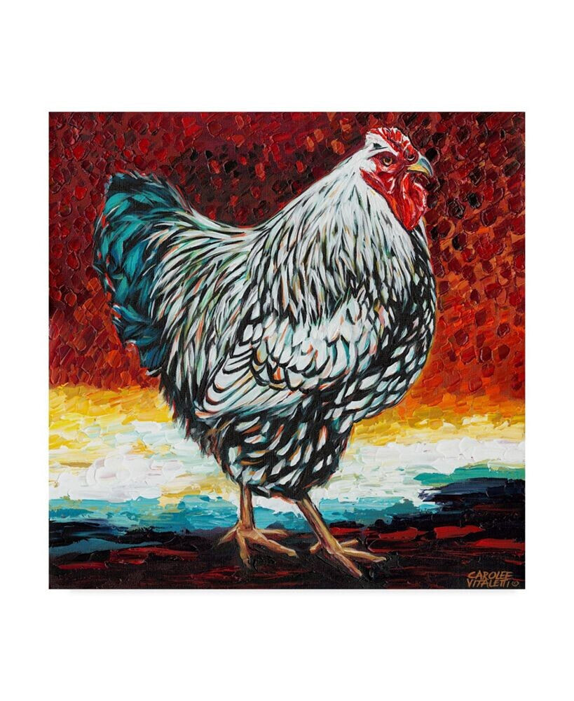 Trademark Global carolee Vitaletti Fancy Chicken I Canvas Art - 15