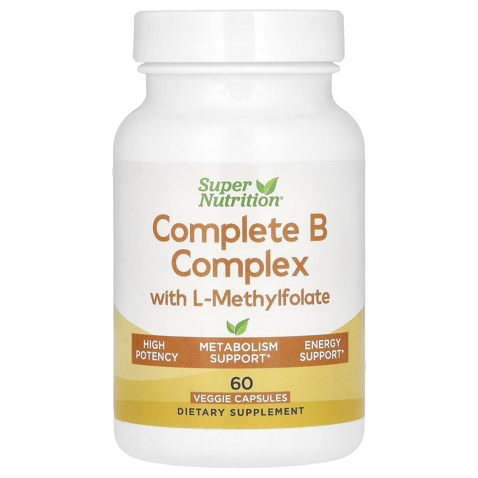 Complete B Complex with L-Methylfolate, 60 Veggie Capsules