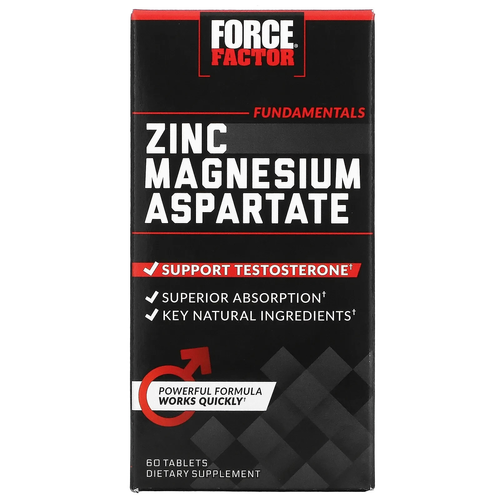 Zinc Magnesium Aspartate, 60 Tablets