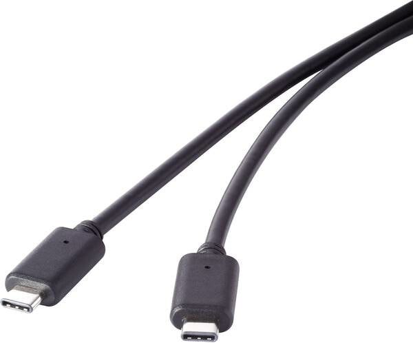 RF-4381071 - 1 m - USB C - USB C - USB 3.2 Gen 2 (3.1 Gen 2) - 20000 Mbit/s - Black