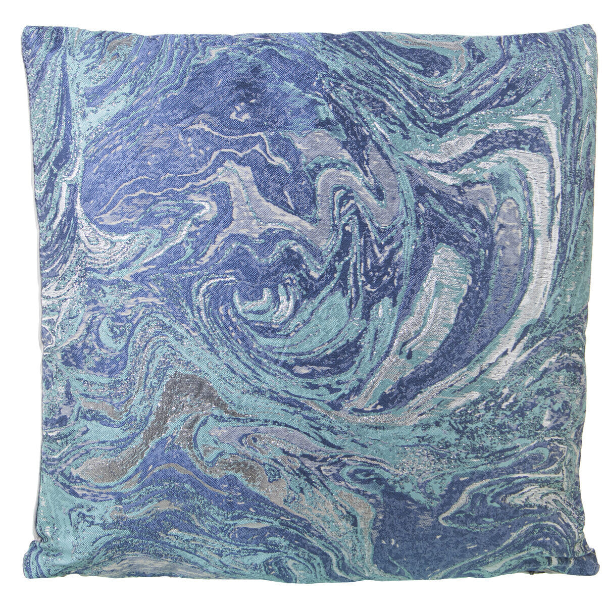 Cushion Alexandra House Living Blue Textile 43 x 43 cm