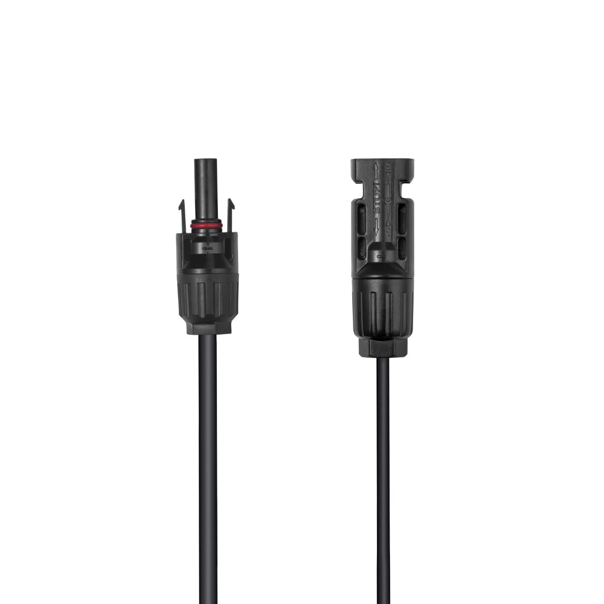 Ecoflow EFPV-LTY2CBL0.3M - Cable - Black - MC4 - 0.3 m - 120 g - 149 mm