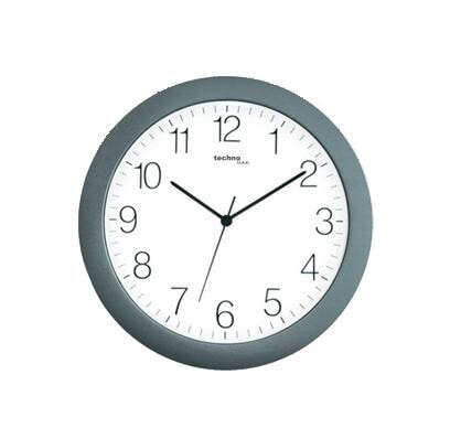 Technoline WT 7000 настенные часы Кварцевые стенные часы Круг Серебристый