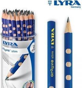 Набор чернографитных карандашей для детей Lyra OĹ‚Ăłwek Groove Slim w kubku