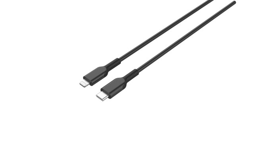 M-CAB 2M USBC LIGHTNING MFI CABLE MFI CERTIFICATED BLACK (7070157) - Cable - Digital