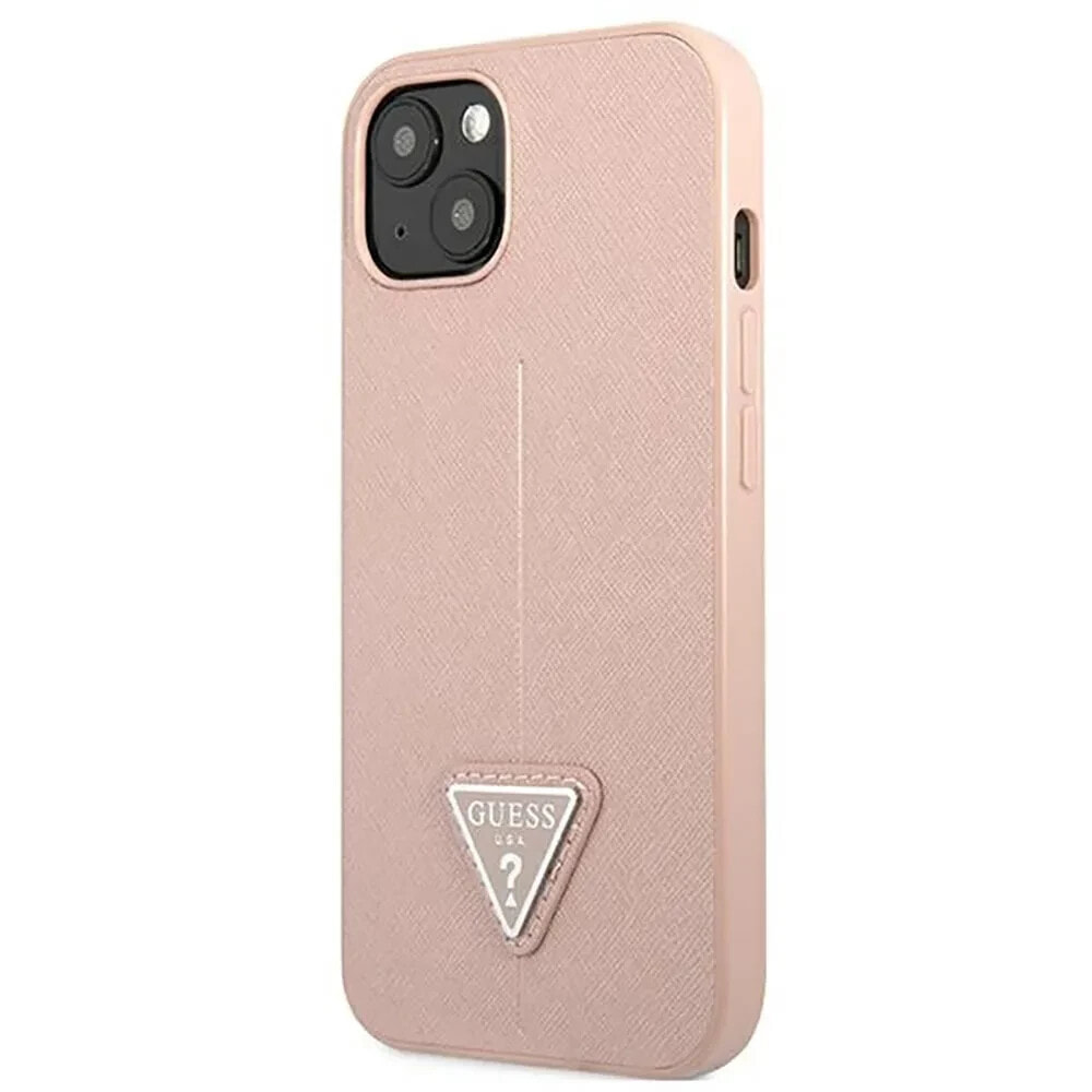 GUESS Guhcp13Spsatlp iPhone 13 Mini 5.4 Saffianotriangle phone case